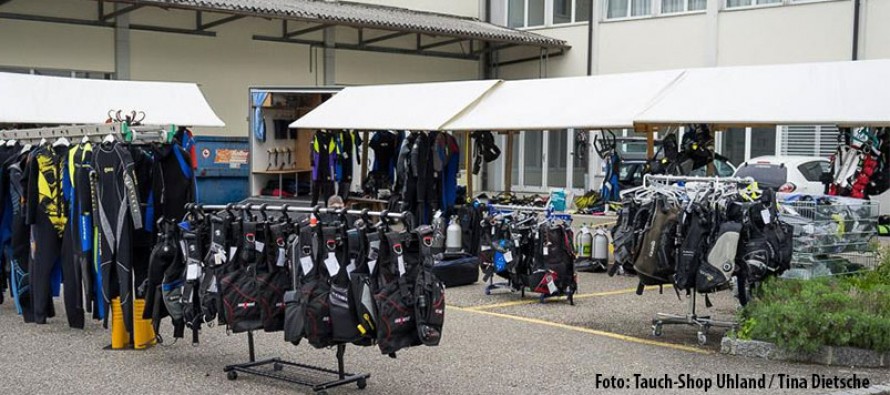 Taucher-Flohmarkt in der Ostschweiz wird im November fortgesetzt