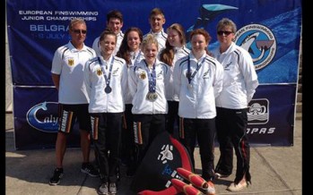 VDST-Jugend erfolgreich bei Finswimming-Meisterschaft